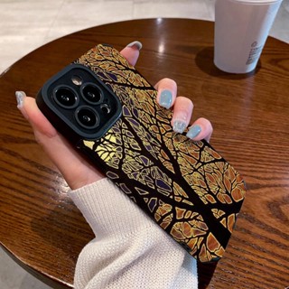 เคสโทรศัพท์มือถือนิ่ม กันแตก ลายต้นไม้แอปสแตรกท์ Under The Moon สําหรับ IPhone11 12 Pro Max X XR XS Max SE Apple 7 Plus 8 Plus IPhone 13 Pro Max IPhone 14 Pro Max