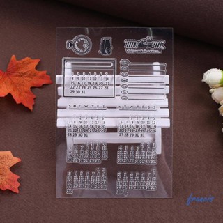 แถบฟิล์มซิลิโคนใส ลายนูน ล้างทําความสะอาดได้ สําหรับตกแต่งอัลบั้มรูป DIY [Francis.th]