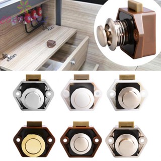 【COLORFUL】Button Lock Button Camper Push Lock Diameter 20MM Drawer Latches Zinc Alloy