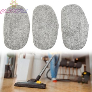 【COLORFUL】3 X Replacement Pads Set For Leifheit CleanTenso Steam Cleaner Steam Broom 11924