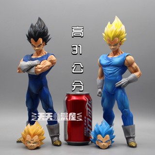 พร้อมส่ง ส่งฟรี พร้อมส่ง โมเดลฟิกเกอร์ รูปปั้น Dragon Ball Hell Dahl Universe Suit Vegeta GK สีฟ้า