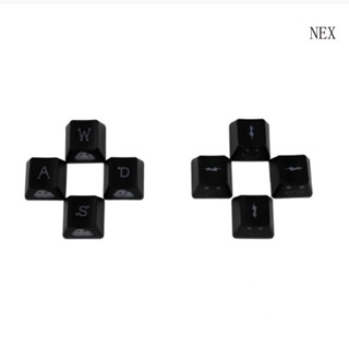 Nex PBT ปุ่มกดแป้นพิมพ์ ABS แบบโปร่งแสง ทนทาน อุปกรณ์เสริม สําหรับคีย์บอร์ด