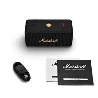 Marshall ลำโพงพกพา Emberton II Black and Brass