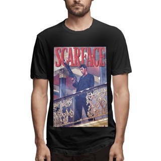 เสื้อยืดผ้าฝ้ายพิมพ์ลายคลาสสิก พร้อมส่ง เสื้อยืด พิมพ์ลาย Scarface Tony Montana Varanda Trilhos Tiro พลัสไซซ์ ของขวัญวัน