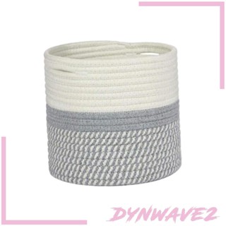 [Dynwave2] ตะกร้าผ้าสาน พับได้ อเนกประสงค์ ทนทาน ซักได้ สําหรับจัดเก็บผ้าห่ม ดอกไม้ พืชขนาดเล็ก