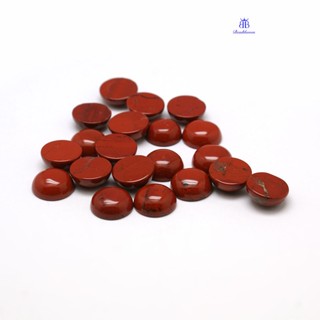 Cabochons โดมครึ่งวงกลม สีแดง ขนาด 10x4~5 มม. 5 ชิ้น