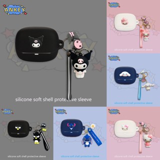 for Baseus Bowie M2s M2 M2+ E9 W3 Case Earphone Silicone Case Black Kuromi Earbuds Soft Protective Headphone Cover Headset Skin