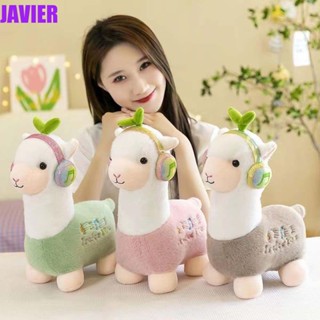 JAVIER หมอนตุ๊กตานุ่ม รูปการ์ตูนสัตว์ Alpaca น่ารัก เหมาะกับของขวัญ ของเล่นสําหรับเด็ก