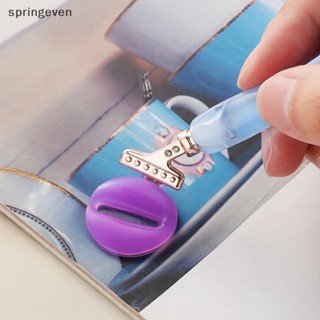 [springeven] หัวปากกาเรซิ่น เป็นมิตรกับสิ่งแวดล้อม แบบเปลี่ยน สําหรับตกแต่งเล็บ DIY 7 ชิ้น