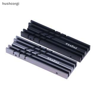 [hushcorgi] ใหม่ ฮีทซิงค์โซลิดสเตท อลูมิเนียม M.2 SSD M2 2280 บางมาก พร้อมแผ่นซิลิโคนความร้อน สําหรับคอมพิวเตอร์ พร้อมส่ง