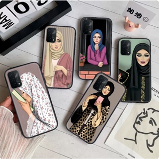 เคสโทรศัพท์มือถือแบบนิ่ม ลาย Oriental Woman Muslimic C122 สําหรับ OPPO A12E A15 A15S A53S A55 A56 A53 A32 A16 A16S A54S A54 A8 A31