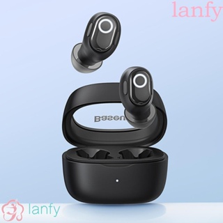 LANFY หูฟังบลูทูธ 5.3 TWS HIFI ไร้สาย สแตนด์บายนาน ชนิดอินเอียร์ แบบใส