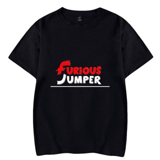 เสื้อยืดแขนสั้นลําลอง คอกลม พิมพ์ลาย Furious Jumper แฟชั่นสําหรับผู้ชาย