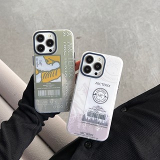 เคสโทรศัพท์มือถือแฟชั่น แบบฟิล์มสองด้าน ลายธนู สําหรับ iPhone 11 14 12 13 Pro Max