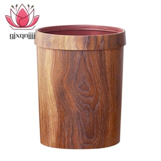 ถังขยะไม้ ลายสร้างสรรค์ สไตล์เรโทร สําหรับห้องครัว ห้องนั่งเล่น