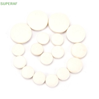 Superaf แผ่นคีย์คลาริเน็ต สีขาว แบบเปลี่ยน สําหรับเครื่องดนตรี 17 ชิ้น