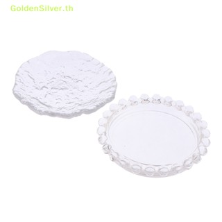 Goldensilver แผ่นกระจกใส สีเงิน สําหรับโชว์สีทาเล็บ DIY TH