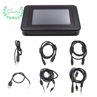 วิทยุ ECU Catdisplay 4.3 นิ้ว TFT LCD บันทึกเสียง แฮมวิทยุ สําหรับสถานีวิทยุ Yaesu และ Icom 1 ชุด สีดํา
