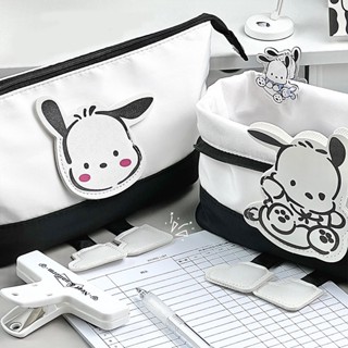 กระเป๋าดินสอ ขนาดใหญ่ จุของได้เยอะ ลาย Sanrio Kuromi Pochacco น่ารัก