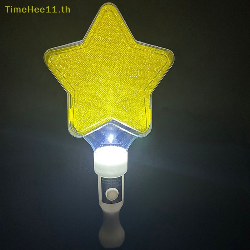 Timehee แท่งไฟเชียร์ LED รูปหัวใจ ดาว เรืองแสง สําหรับงานปาร์ตี้