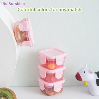 Ruisurshine กล่องพลาสติก กันรั่ว ใช้ซ้ําได้ 60 มล. สําหรับเก็บอาหาร