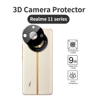 ฟิล์มกระจกนิรภัยกันรอยหน้าจอ เลนส์กล้อง 3D สําหรับ Realme 11 Pro + Plus Realme11Pro+ Realme11ProPlus 5G 2023 3 ชิ้น