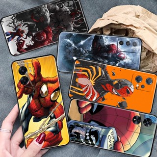 เคสโทรศัพท์ซิลิโคน TPU กันกระแทก ลาย Marvel Spider Man สําหรับ OPPO A7 A5S A12 A12S A11S A33 A11 A9 A5 2020 A12E A15 A15S A16 A32 A53 A53S A36 A76 A96 A52 A72 A92 4G