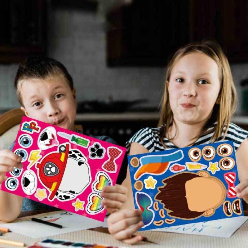 สติกเกอร์ ลายตัวอักษร PAW Patrol Diy สําหรับติดตกแต่งเกม งานฝีมือเด็ก 8 แผ่น - รูปที่ 5