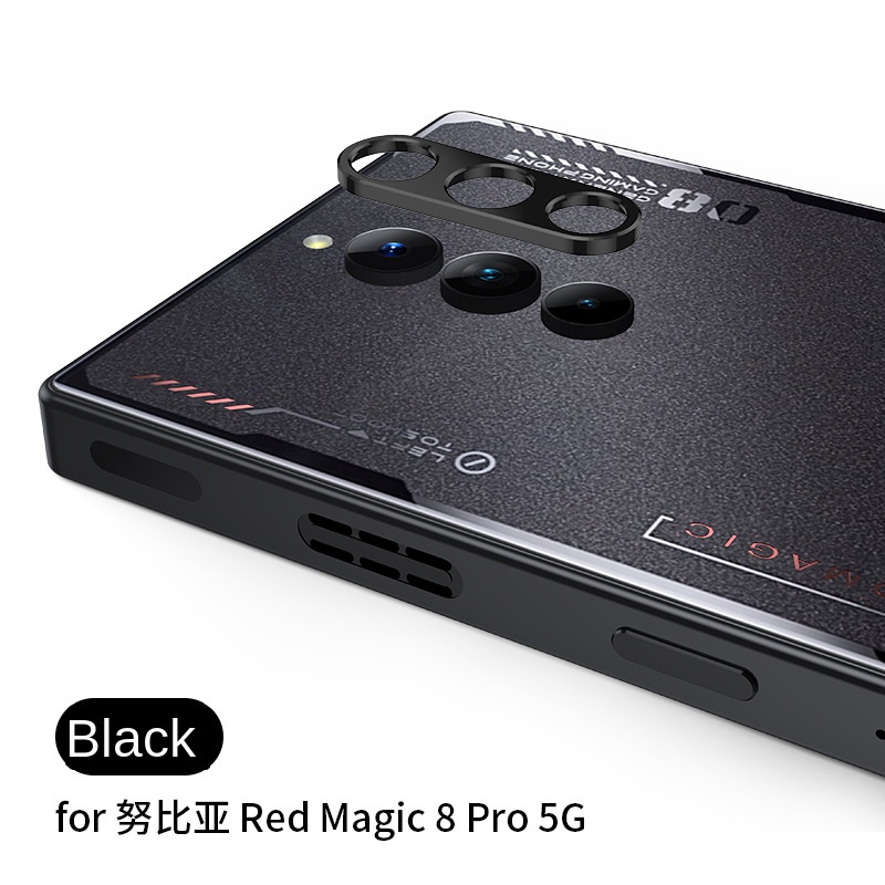 สําหรับ ZTE Nubia Red Magic 8 Pro 6.8 นิ้ว เลนส์กล้อง ฟิล์มโลหะ ด้านหลัง ป้องกันหน้าจอ สําหรับ Nubia Red Magic 8 Pro เคสเลนส์ ไม่มีกระจก