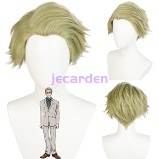 Jecarden วิกผมสั้น สังเคราะห์ คอสเพลย์อนิเมะ Jujutsu Kaisen Nanami Kento สีเขียว สําหรับผู้ชาย