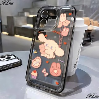 ใหม่ เคสโทรศัพท์มือถือนิ่ม ลายการ์ตูนสุนัขชินนาม่อน ลูกโป่ง สําหรับ Iphone Apple 7138p 14Promax 12 11 R4XP