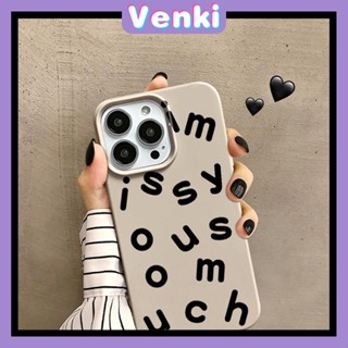 Venki - เข้ากันได้สำหรับ เคส iphone 11 เคสไอโฟน เคสไอโฟน11เคส iPhone มันเงา TPU เคลือบเงาสีเทา Candy Case กันกระแทกป้องกันกล้องนุ่มเรียบง่ายตัวอักษรสีดำขนาดเล็กเข้ากันได้กับ iPhone 14 13 Pro สูงสุด 12 Pro Max xr