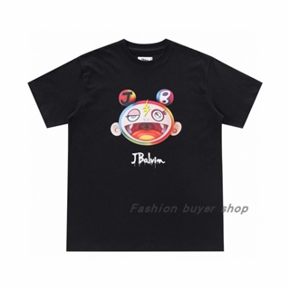 เสื้อยืดแขนสั้น พิมพ์ลายดอกทานตะวัน Takashi Murakami