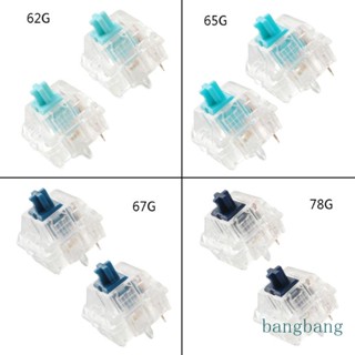 Bang Zealios Zilent V2 สวิตช์คีย์บอร์ด ไร้เสียง สไตล์ MX 5pins 62g 65g 67g 78g F