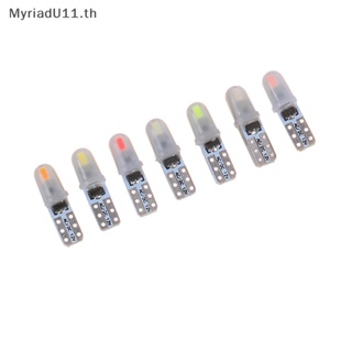 Myriadu เกจแดชบอร์ด หลอดไฟสัญญาณ T5 Led 10 ชิ้น