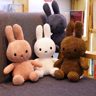 Miffy หมอนตุ๊กตากระต่ายน่ารัก ลายทาง ของเล่นสําหรับเด็ก [ZXL]