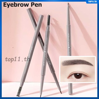 Wodwod ดินสอเขียนคิ้ว Waterproof Microblading Pen Longlasting 4 Color Eyebrow Pen For Filling And Outlining Tattoo Makeup Double Eyebrow Pen Students Women (top11.th.)