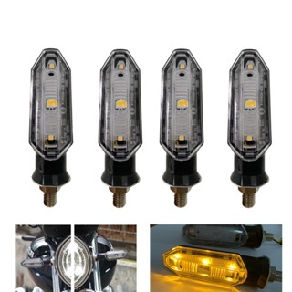 ไฟเลี้ยว LED สําหรับ Kawasaki Honda Suzuki 12V ABS พลาสติก + เลนส์ PC