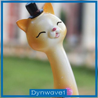 [Dynwave1] ฟิกเกอร์เรซิ่น รูปปั้นแมว สําหรับตกแต่งบ้าน ห้องนั่งเล่น วันเกิด 3 ชิ้น