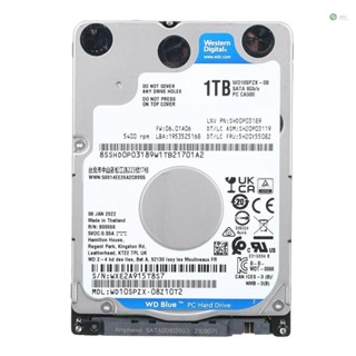 [พร้อมส่ง] ฮาร์ดดิสก์ภายในแล็ปท็อป WD Blue WD10SPZX 1TB 2.5 นิ้ว SATA6Gb/s HDD 5400RPM 128MB Cache