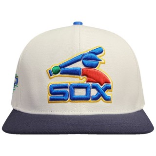 Chicago White Sox หมวกแก๊ป สีขาว สไตล์ย้อนยุค สําหรับผู้ชาย