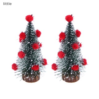 thlittle 1Pc 1:12 Dollhouse Miniature Christmas Tree Hairball Cedar Tree Model House Decor Toy Doll House Accessories Boutique