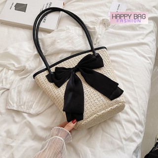 【พร้อมส่ง】happy bag fashion 🔥กระเป๋าสาน&amp;สะพายข้าง โมเดิร์นชิกโบ สำหรับผู้หญิง ❤️พร้อมส่ง❤️