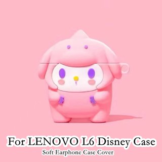 【Ĕĕ】เคสหูฟัง แบบนิ่ม ลายดิสนีย์ สามมิติ สําหรับ L6 LENOVO L6