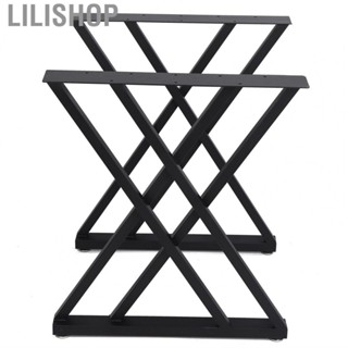 Lilishop Dining Table Leg  Durable Stable Ndustrial Style Desk Foot Pads Adjustable for Console Home Improvement