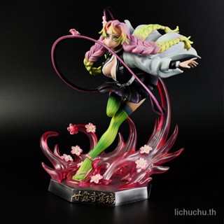 โมเดลฟิกเกอร์ Demon Slayer Love Column Ganlu Temple Figure Combat Form Beautiful Girl Ganlu Temple Mili PNC7