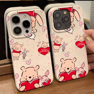 เคสโทรศัพท์มือถือ แบบนิ่ม ลายหมีพูห์ กันกระแทก สําหรับ Apple Iphone 12 8max 14pro plus 1113 7