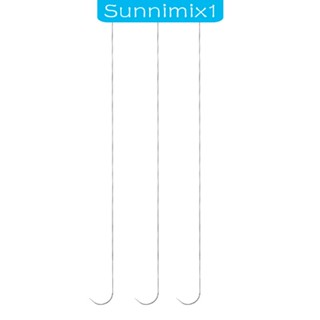 [Sunnimix1] ลูกปัดสเตนเลส ทรงโค้ง ขนาดใหญ่ สําหรับทําเครื่องประดับ สร้อยคอ สร้อยข้อมือ 3 ชิ้น