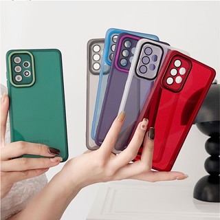 เคสโทรศัพท์มือถือซิลิโคนใส ป้องกันเลนส์กล้อง หรูหรา สําหรับ Xiaomi Mi Redmi Note 12 11 10 9 Pro 11S 10S 9S