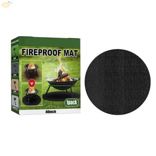 【VARSTR】Fire Mat 40" Deck Protect BBQ Smoker Easily Folded Heat-resistant Mat